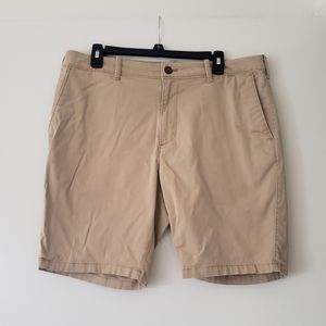 Khaki Men's Express shorts